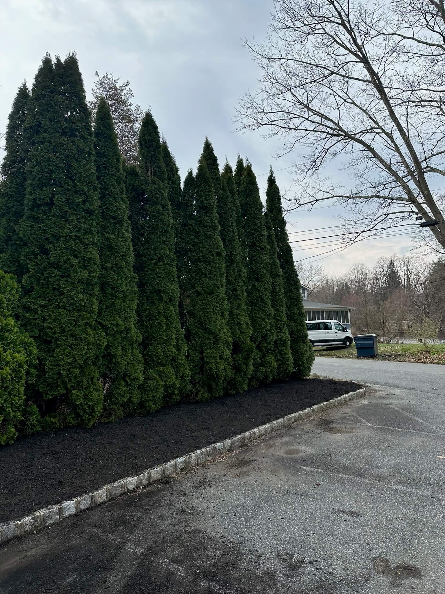 Finished landscaping work by Dreamscape Home Services